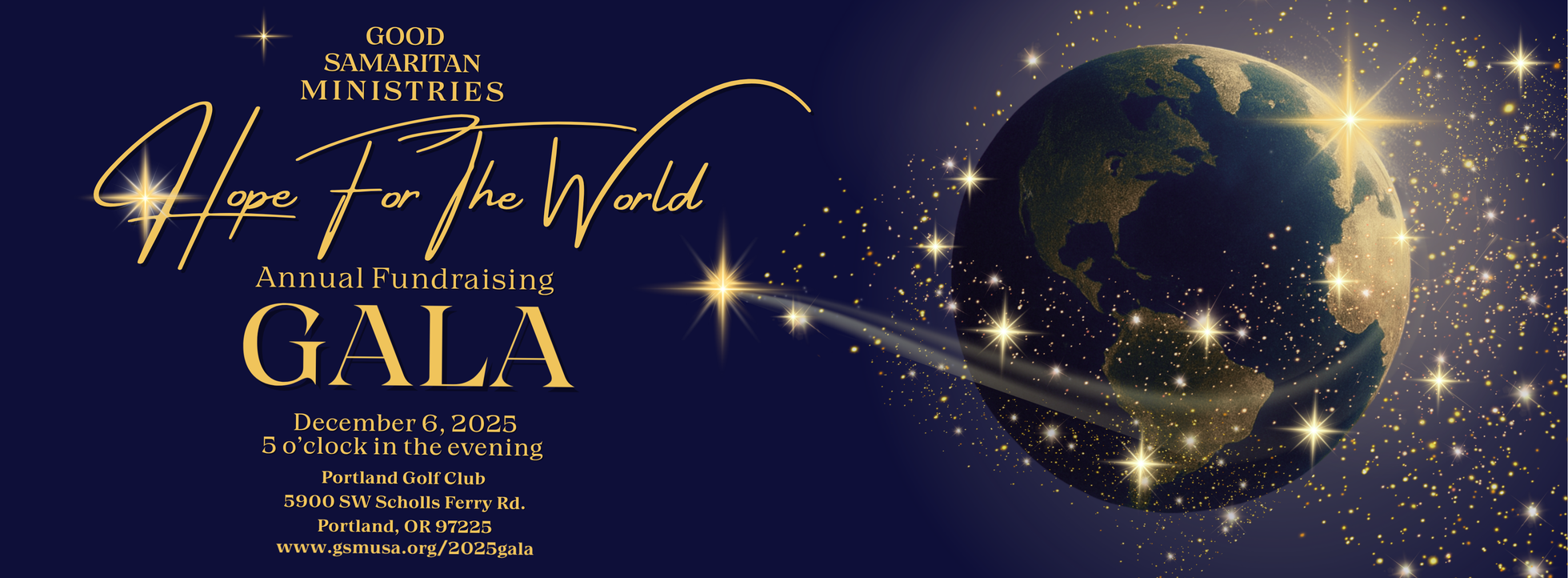 2025 Good Samaritan Ministries Annual Fundraising Gala and Silent Auction – Hope For The World!